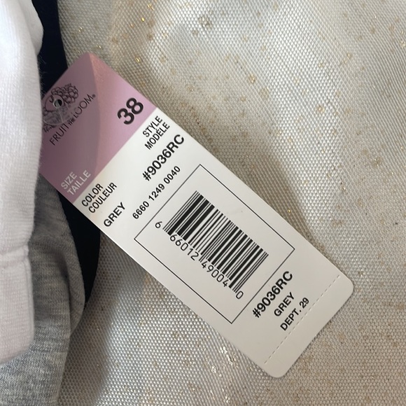 2pk NWT Fruit of the Loom sports bras - Picture 5 of 5